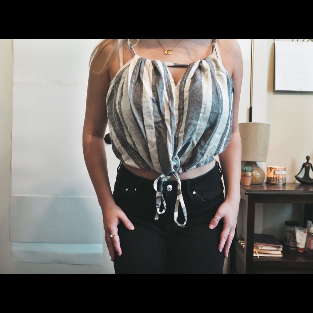 Billabong cropped tank top